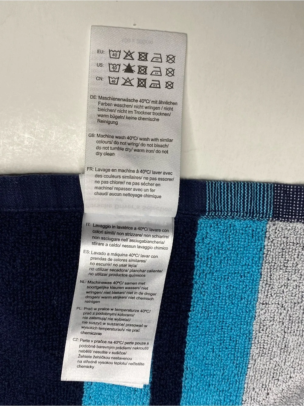 NWOT Porsche Martini Racing Beach Towel - XL 100x200cm (WAP0806030D)